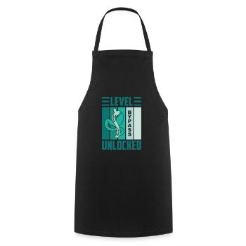 Level Gastric Bypass Unlocked, Operation Weight - Cooking Apron - black - Front - AI Model Male 185 dark (185cm)