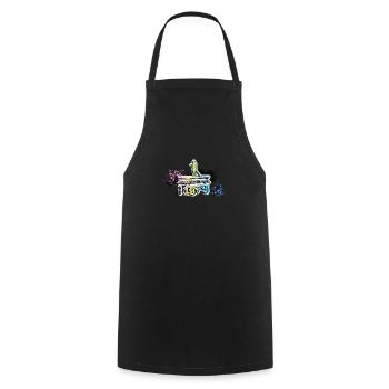 Awesome since 1979, SUP, Paddleboard, Graffiti, - Cooking Apron - black - Front - AI Model Male 185 dark (185cm)