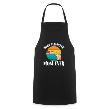 Hamster Gift Hamster Lovers - Cooking Apron - black - Front - AI Model Male 185 dark (185cm)
