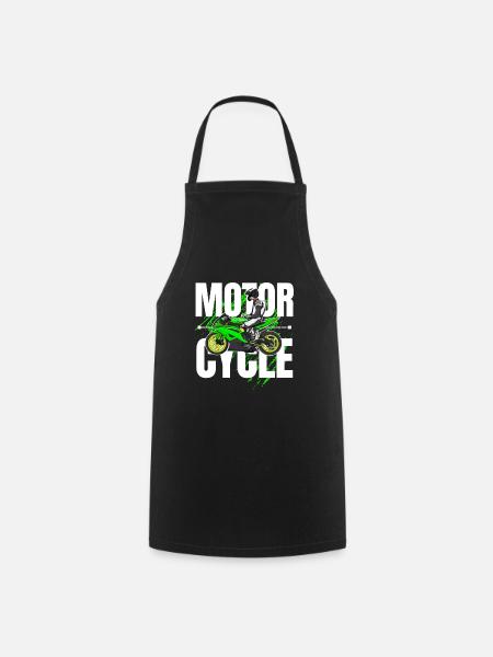 Moto Lifestyle / Moto / Moto motard - Tablier de cuisine - noir