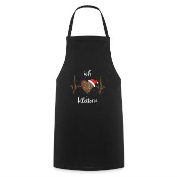 Klettern Herz Bouldern Kletterer Bergsteigen - Kochschürze - Schwarz - Vorne - AI Model Male 185 dark (185cm)