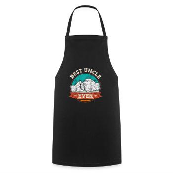 Best Uncle Ever - Cooking Apron - black - Front - AI Model Male 185 dark (185cm)