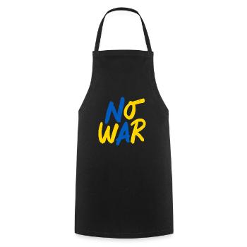 Soutenez l’Ukraine, la paix et non la guerre - Tablier de cuisine - noir - Devant - AI Model Male 185 dark (185cm)