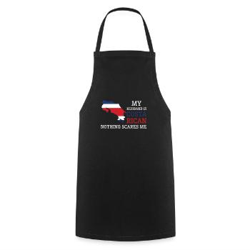 Titre à écouter : Nichts macht mir Angst Costa - Tablier de cuisine - noir - Devant - AI Model Male 185 dark (185cm)