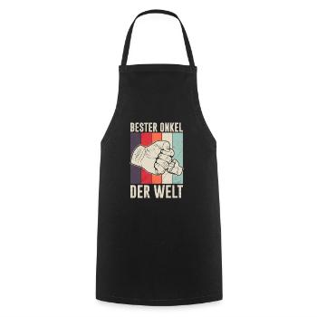 Bester Onkel der Welt - Kochschürze - Schwarz - Vorne - AI Model Male 185 dark (185cm)