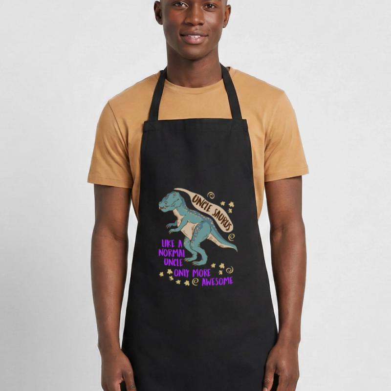 Uncle Saurus like normal uncle only cooler Cooking Apron