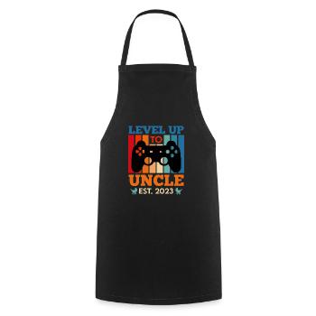 Niveau Oncle de jeu jusqu’à Oncle 2023 - Tablier de cuisine - noir - Devant - AI Model Male 185 dark (185cm)