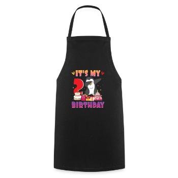 King Penguin Emperor Penguin Penguin Gift - Cooking Apron - black - Front - AI Model Male 185 dark (185cm)