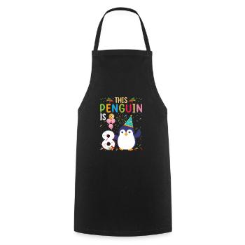 King Penguin Emperor Penguin Penguin Gift - Cooking Apron - black - Front - AI Model Male 185 dark (185cm)