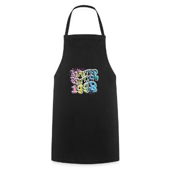 Edition Limitée 1998 Graffiti - Tablier de cuisine - noir - Devant - AI Model Male 185 dark (185cm)