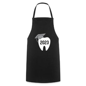 Future Dentist Dentistry Dental Surgeon Hygienist - Cooking Apron - black - Front - AI Model Male 185 dark (185cm)