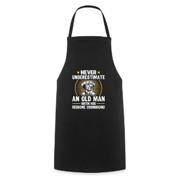 Redbone Coonhound Dog Gift - Cooking Apron - black - Front - AI Model Male 185 dark (185cm)