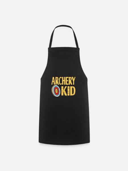 Bogenschütze - Archery Kid - Kochschürze - Schwarz