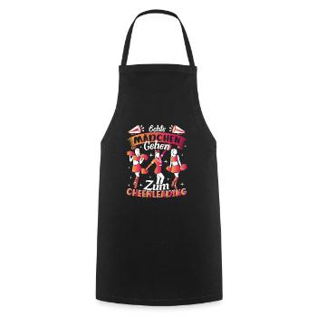 Cheerleading Echte Mädchen gehen zum Cheerleading - Kochschürze - Schwarz - Vorne - AI Model Male 185 dark (185cm)