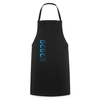 Limited Edition 2020 Graffiti - Kochschürze - Schwarz - Vorne - AI Model Male 185 dark (185cm)