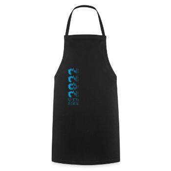 Limited Edition 2021 Graffiti - Kochschürze - Schwarz - Vorne - AI Model Male 185 dark (185cm)