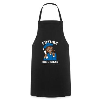 Hbcu Clothing Historic Black College - Cooking Apron - black - Front - AI Model Male 185 dark (185cm)