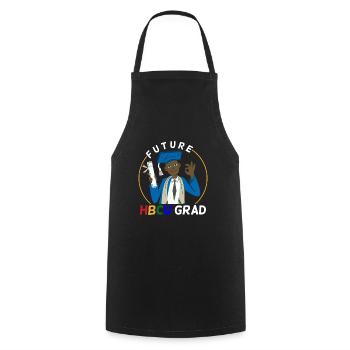 Hbcu Clothing Historic Black College - Cooking Apron - black - Front - AI Model Male 185 dark (185cm)