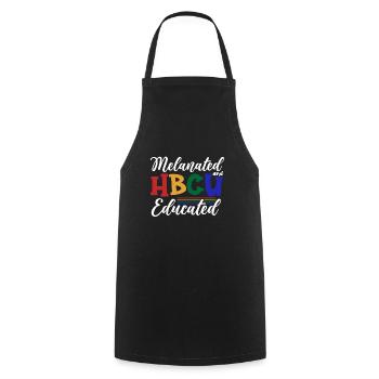 Hbcu Clothing Historic Black College - Cooking Apron - black - Front - AI Model Male 185 dark (185cm)