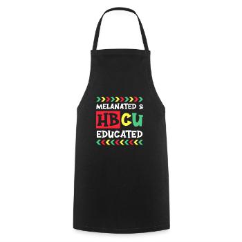 Hbcu Clothing Historic Black College - Cooking Apron - black - Front - AI Model Male 185 dark (185cm)
