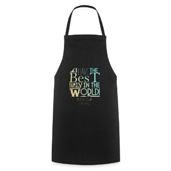 Yes, my family bought it for me. - Cooking Apron - black - Front - AI Model Male 185 dark (185cm)