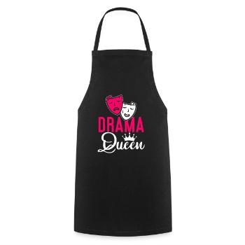 Schauspielerin Drama Broadway Musical Theater - Kochschürze - Schwarz - Vorne - AI Model Male 185 dark (185cm)