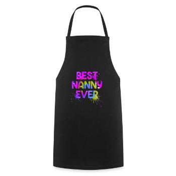 Die beste Nanny der welt Beste Tagesmutter - Kochschürze - Schwarz - Vorne - AI Model Male 185 dark (185cm)