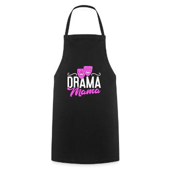 Schauspielerin Drama Broadway Musical Theater - Kochschürze - Schwarz - Vorne - AI Model Male 185 dark (185cm)