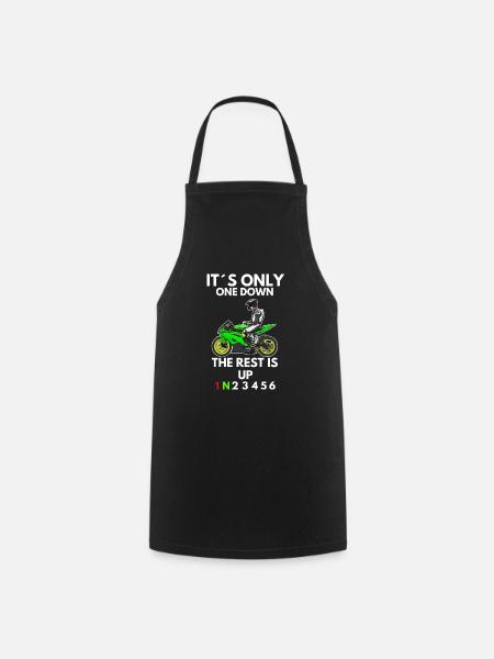 Motorcycle Lifestyle / Motorcycle / Motorcycle biker - Cooking Apron - black