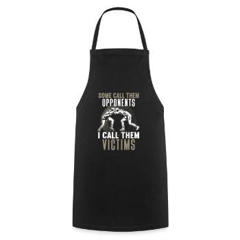 Lutte Lutte Cadeau de lutteur lutteur - Tablier de cuisine - noir - Devant - AI Model Male 185 dark (185cm)