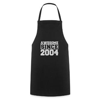 Awesome since 2004 - Kochschürze - Schwarz - Vorne - AI Model Male 185 dark (185cm)