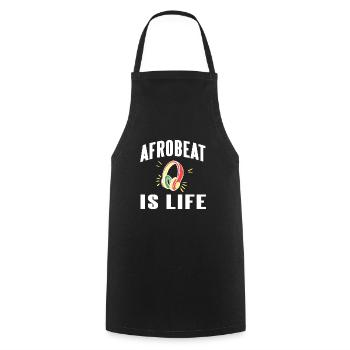 Arobeat, c’est la vie - Tablier de cuisine - noir - Devant - AI Model Male 185 dark (185cm)
