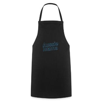 Aussie Mama Australian Shepherd Pet - Cooking Apron - black - Front - AI Model Male 185 dark (185cm)