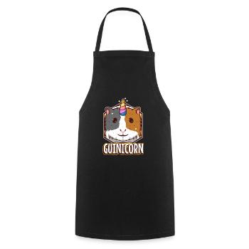 Guinicorn - Kochschürze - Schwarz - Vorne - AI Model Male 185 dark (185cm)