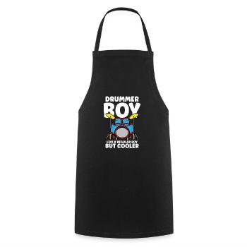 Batteur Batterie Musique Batterie Batterie - Tablier de cuisine - noir - Devant - AI Model Male 185 dark (185cm)