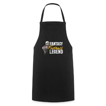 Fantasy Fußball Legende Auto Draft Sport Lover - Kochschürze - Schwarz - Vorne - AI Model Male 185 dark (185cm)