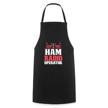 Amateur radio operator Amateur radio signal - Cooking Apron - black - Front - AI Model Male 185 dark (185cm)