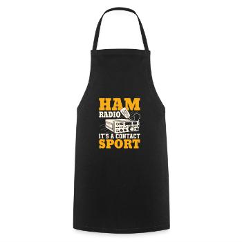 Amateur Radio C’est un opérateur amateur de sport de contact - Tablier de cuisine - noir - Devant - AI Model Male 185 dark (185cm)