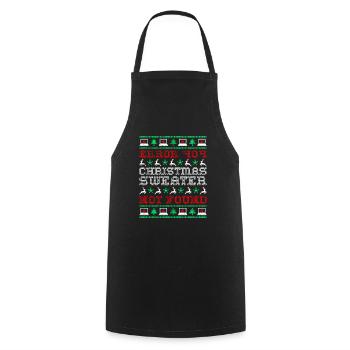 Ugly Christmas Shirt Error - Kochschürze - Schwarz - Vorne - AI Model Male 185 dark (185cm)