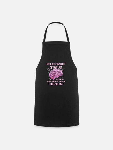 Mental Health Awareness Depression Suicide Prevent - Cooking Apron - black