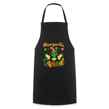 Margarita Squad Boisson alcoolisée Amateur de cocktails - Tablier de cuisine - noir - Devant - AI Model Male 185 dark (185cm)