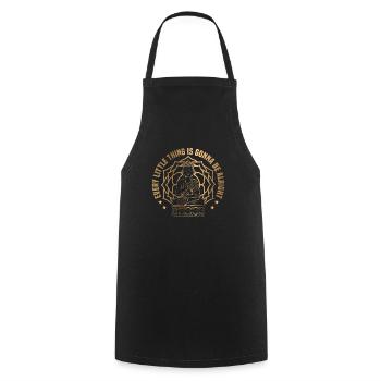 Buddhism Positive Quote For Buddhist Enthusiast - Kochschürze - Schwarz - Vorne - AI Model Male 185 dark (185cm)
