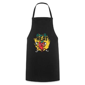 Bring The Heat Chili Spicy Food Lover Chipotle - Cooking Apron - black - Front - AI Model Male 185 dark (185cm)