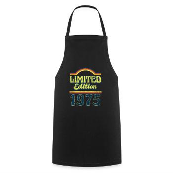 Edition Limitée 1975 Millésime - Tablier de cuisine - noir - Devant - AI Model Male 185 dark (185cm)
