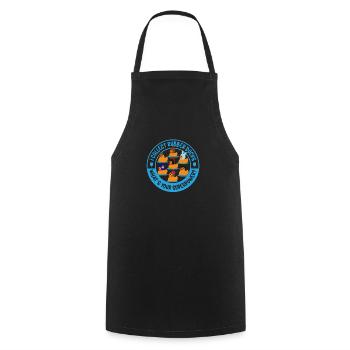 Rubber Ducks Duck Duck Lovers Bathroom - Cooking Apron - black - Front - AI Model Male 185 dark (185cm)