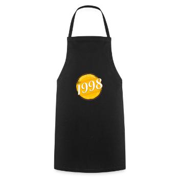 Edition limitée 1998 et toujours aussi sexy - Tablier de cuisine - noir - Devant - AI Model Male 185 dark (185cm)