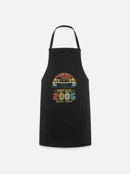 Cassette vintage 2006 - Tablier de cuisine - noir
