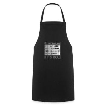 It's Not Hoading If It's Tools - Glassbläser - Kochschürze - Schwarz - Vorne - AI Model Male 185 dark (185cm)