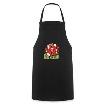 Morels Mushroom Picker Mushroom Farmer Mushroom - Kochschürze - Schwarz - Vorne - AI Model Male 185 dark (185cm)
