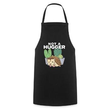 Kein Hugger Igel Liebhaber Hedgie Wildlife Tier - Kochschürze - Schwarz - Vorne - AI Model Male 185 dark (185cm)